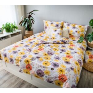 Jahu Bavlněné povlečení 140x200 + 70x90 + 40x40 cm - Daisy