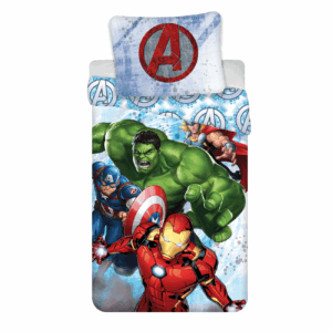 Jerry Fabrics Bavlněné povlečení 140x200 + 70x90 cm - Avengers "Heroes"