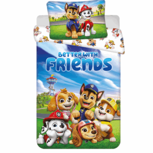 Jerry Fabrics Povlečení do postýlky 100x135 + 40x60 cm - Tlapková patrola "PP553"