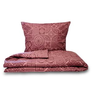 Kvalitex Bavlněné povlečení 140x200 + 70x90 cm - TOKYO vínové