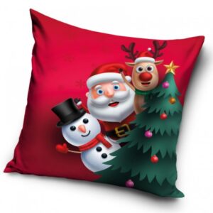 TipTrade Vánoční povlak na polštářek 40x40 cm - Pozdravy ze Severního pólu