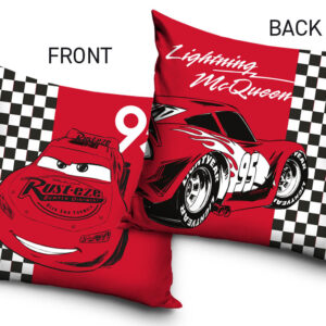 Carbotex Povlak na polštářek 40x40 cm - Cars Blesk McQueen Cílová čára