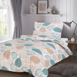 Jahu Flanelové povlečení 140x200 + 70x90 cm -  Hra listů