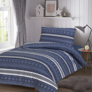 Jahu Flanelové povlečení 140x200 + 70x90 cm - Nordic modrý