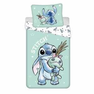 Jerry Fabrics Bavlněné povlečení 140x200 + 70x90 cm - Lilo and Stitch "Buddies"