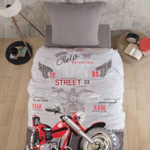 Kvalitex Bavlněné povlečení 140x200 + 70x90 cm - Street king