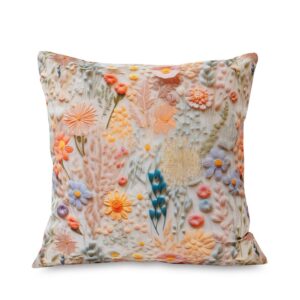 Kvalitex Bavlněný povlak na polštářek 40x40 cm - Polní kvítí