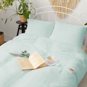 Matex Mušelínové povlečení 140x200 + 70x90 cm - Mátová