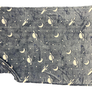 Mikro Trading a.s. Deka mikroflanel 100x150 vesmír ve tmě svítící 0m+ modrá