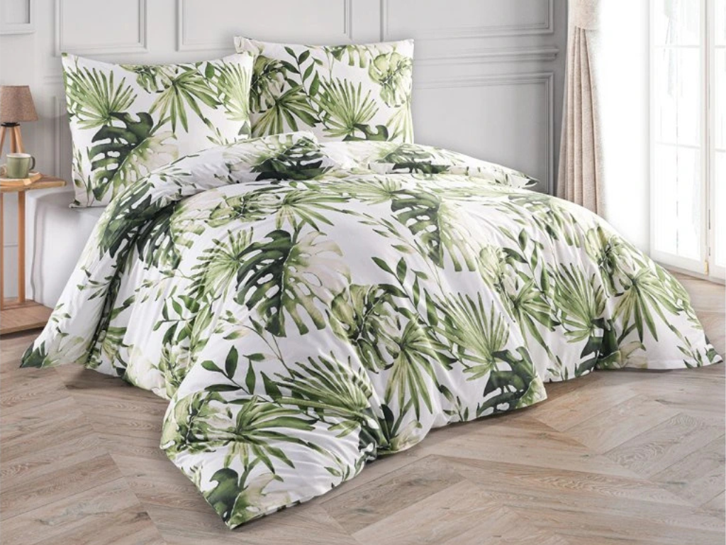 TipTrade Bavlněné povlečení 140x200 + 70x90 cm - Botanic