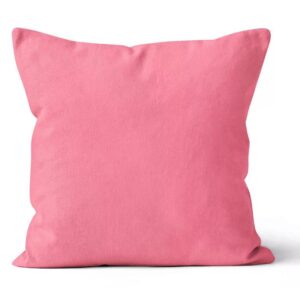 TipTrade Mikroplyšový povlak na polštář 40x40 cm - Růžový