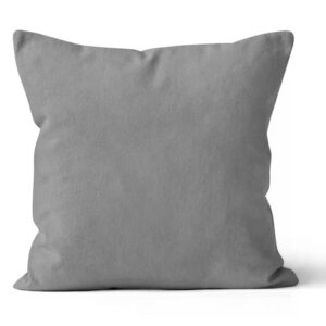 TipTrade Mikroplyšový povlak na polštář 40x40 cm - Šedý
