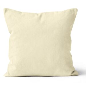 TipTrade Mikroplyšový povlak na polštář 40x40 cm - Smetanový