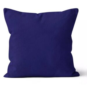TipTrade Mikroplyšový povlak na polštář 40x40 cm - Tmavě modrý