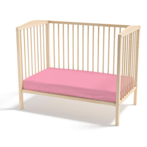 TipTrade Prostěradlo Jersey MAKO do postýlky 70x140 cm - Růžové