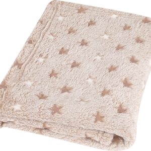 Babymatex Deka MILLY 75x100 cm - Béžová hvězdičky