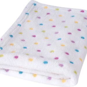 Babymatex Deka MILLY 75x100 cm - Bílá puntík