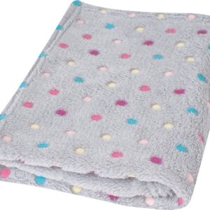 Babymatex Deka MILLY 75x100 cm - Šedá puntík