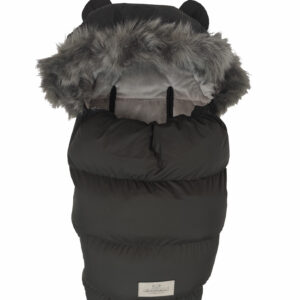 Babymatex Zimní fusak do kočárku VENUS + rukávník - Černý