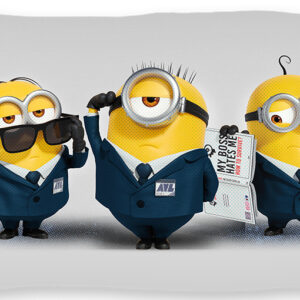 Carbotex Bavlněná froté osuška 70x140 cm - Mimoni Tajní agenti