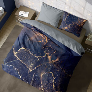 FARO Bavlněné saténové povlečení 140x200 + 70x90 cm - Minerals 010