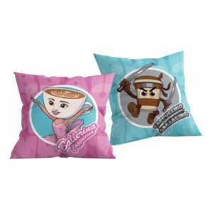 Halantex Dekorační polštářek 40x40 cm - Ballerina Cappuccina a Cappuccino Assassino