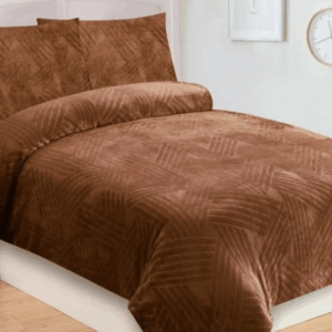 Jahu Povlečení mikroplyš 140x200 + 70x90 cm - Trojice hnědá