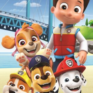 Jerry Fabrics Bavlněná froté osuška 70x140 cm - Tlapková patrola "PP457"