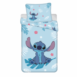 Jerry Fabrics Bavlněné povlečení 140x200 + 70x90 cm - Lilo and Stitch "Blue"
