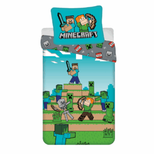 Jerry Fabrics Bavlněné povlečení 140x200 + 70x90 cm - Minecraft "We got this"