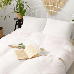 Matex Mušelínové povlečení 140x200 + 70x90 cm - Bílá