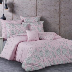 TipTrade Bavlněné povlečení 140x200 + 70x90 cm - Hosttid růžové