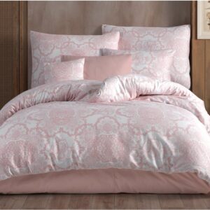 TipTrade Bavlněné povlečení 140x200 + 70x90 cm - Lisle růžové