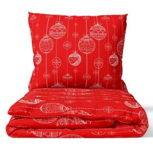 TipTrade Vánoční bavlněné povlečení 140x200 + 70x90 cm - Vánoční ozdoby