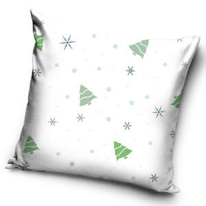 TipTrade Vánoční povlak na polštářek 40x40 cm - Bílé Vánoce