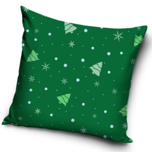 TipTrade Vánoční povlak na polštářek 40x40 cm - Zelené Vánoce