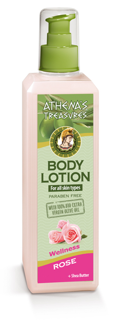 Athena's Treasures Wellness tělové mléko s olivovým olejem a růží (250 ml)