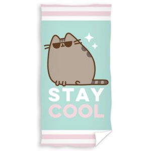 Carbotex Bavlněná froté osuška 70x140 cm - Kočička Pusheen Stay cool