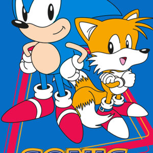 Carbotex Bavlněný froté ručníček 30x50 cm - Ježek Sonic a Tails
