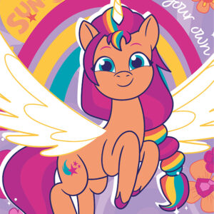 Carbotex Bavlněný froté ručníček 30x50 cm -  My little pony Kouzelná Sunny