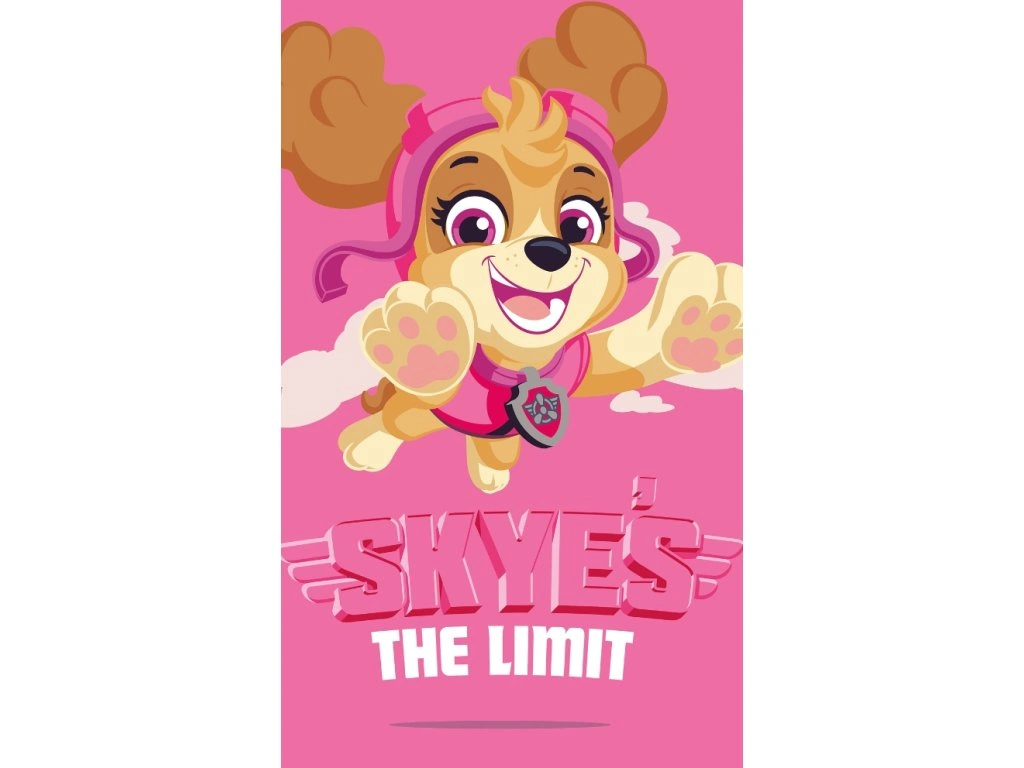 Carbotex Bavlněný froté ručníček 30x50 cm - Tlapková patrola Hrdinka Skye