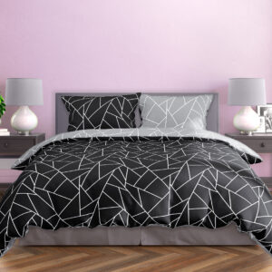 FARO Bavlněné saténové povlečení 140x200 + 70x90 cm - Milagro Verde 007