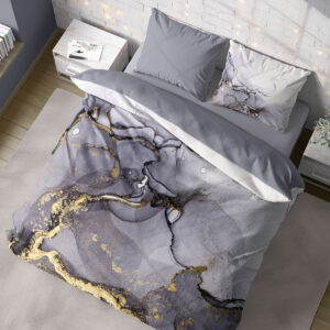 FARO Bavlněné saténové povlečení 140x200 + 70x90 cm - Minerals 007