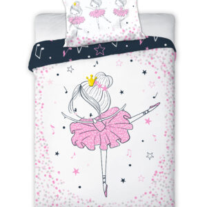 FARO Povlečení do postýlky 100x135 + 40x60 cm - Balerína 020