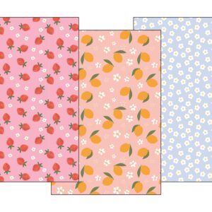 FARO Sada utěrek 3 ks 40x60 cm - Citróny a jahody