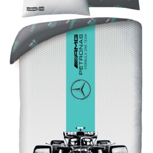Halantex Bavlněné povlečení 140x200 + 70x90 cm - Mercedes F1 Team