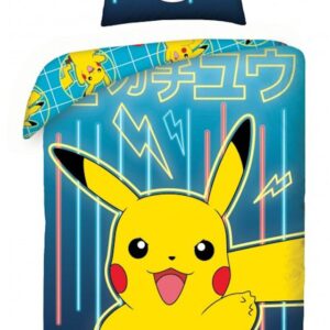 Halantex Bavlněné povlečení 140x200 + 70x90 cm - Pokémon Pikachu