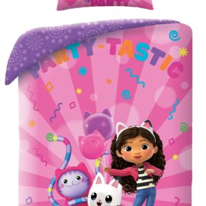 Halantex Povlečení z mikrovlákna 140x200 + 70x90 cm - Gabby's Dollhouse "Party Tastic"