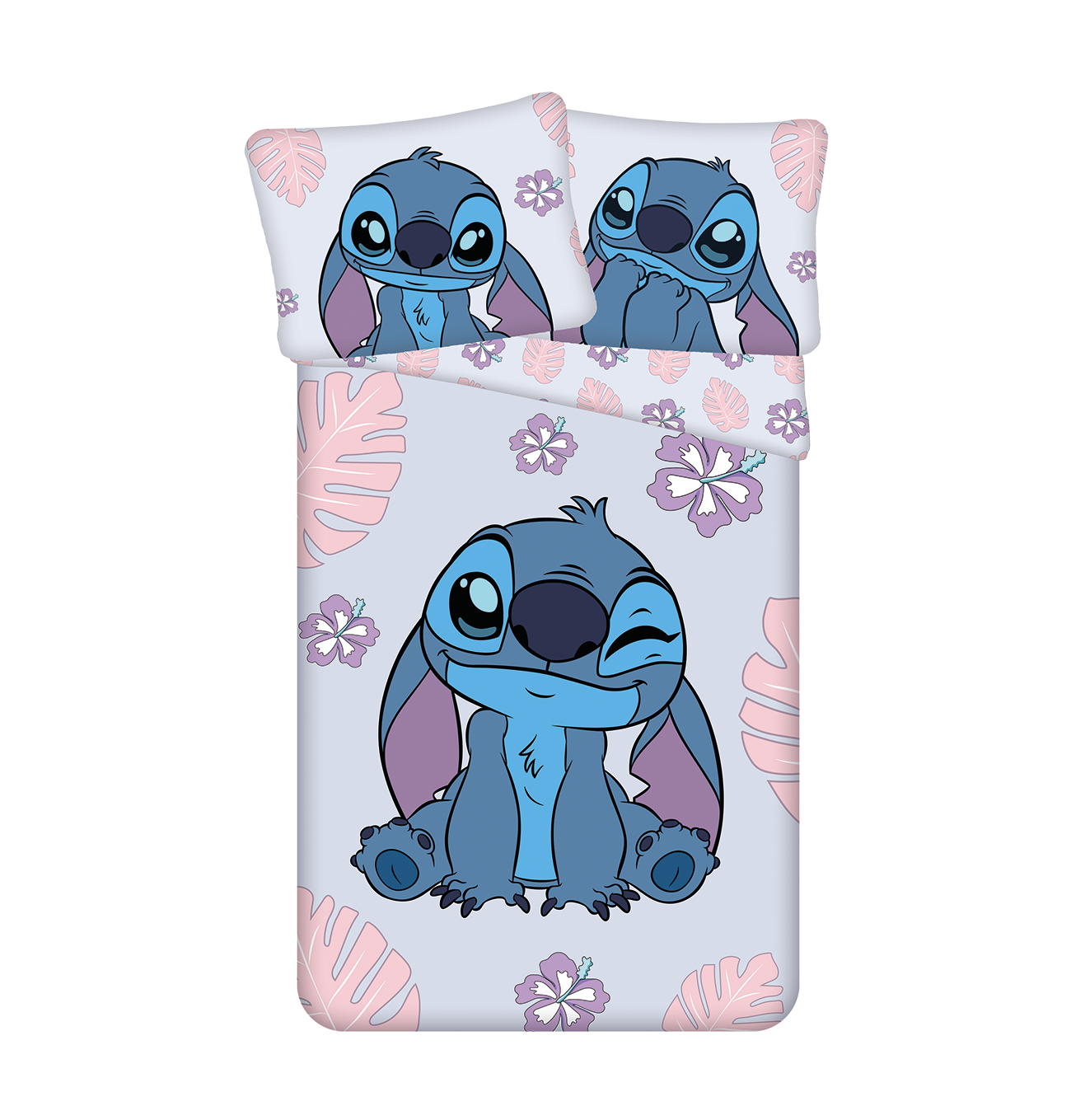 Jerry Fabrics Bavlněné povlečení 140x200 + 70x90 cm - Lilo and Stitch "Cute"