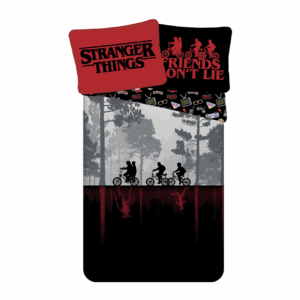 Jerry Fabrics Bavlněné povlečení 140x200 + 70x90 cm - Stranger Things "Upside Down"